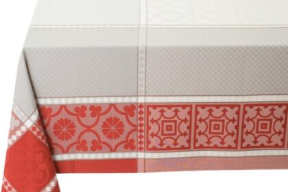 Tischdecke Baumwolle Beschichtet 160x350 Gartentischdecke Fleckenschutz