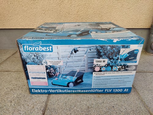 florabest 2-in-1 Elektro-Vertikutierer/Rasenlüfter FLV 1300 A1
