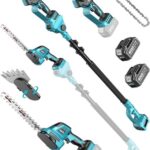 SEESII 6-in-1 Mini Kettensäge Akku Heckenschere