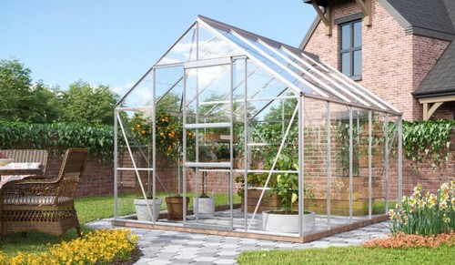Vitavia Gewächshaus, Treibhaus Merkur 8300, alu-eloxiert,