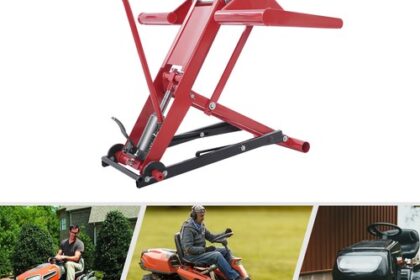 158,76 kg/350lbs Hydraulisch Lift Jack Rasenmäher