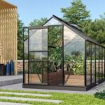 Vitavia Gewächshaus Treibhaus Venus 6200 schwarz,